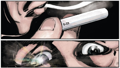 "I just take it for my pain. I did get burnt alive, you remember?"