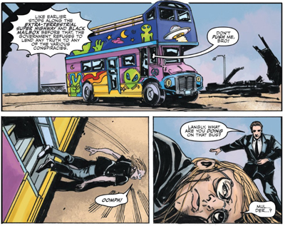 "And take your stinkin' hippie friend too..."