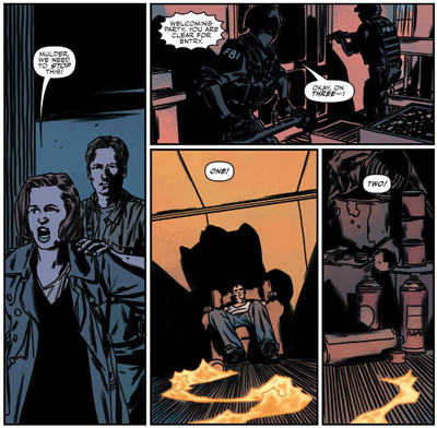 Lighting up the room.