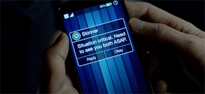 I'm a little disappointed that Mulder didn't enter Skinner into his phone as "Skin-Man."