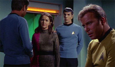 "You have to keep in mind, the Dohlman of Elaan and his lost wife and child took a lot out of him. Even if you're watching in broadcast order, the man's just lived through Spock's Brain."