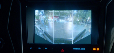 "... and its dashboard camera system makes it easier than ever to pull out safely."
