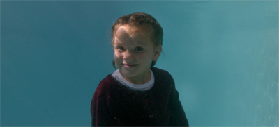 Water under the pool.