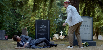 A disarming conversation.