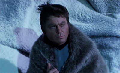 "Well, you got your bearskins, but where are the stone knives?"