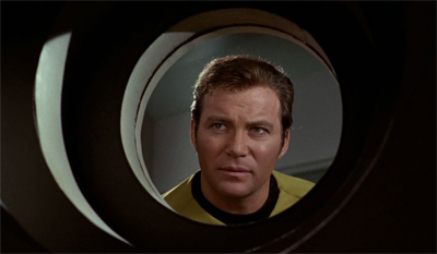 Kirk spots a plot hole.
