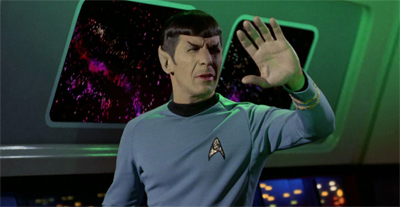 "Apologies, Captain. I appear to have accidentally caught a rerun of Spock's Brain. Avert your gaze."