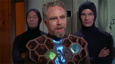 "I'm sorry, Kirk, but the only condoms Gideon will tolerate is body condoms on its fascist guards."