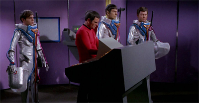 "Unfortunately, there was only enough money in the budget for one transporter effect."