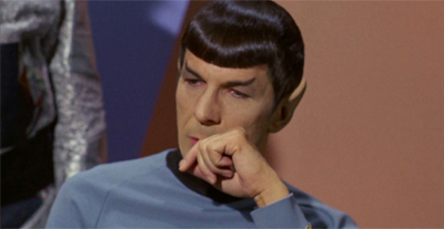 Hard for Nimoy to swallow.