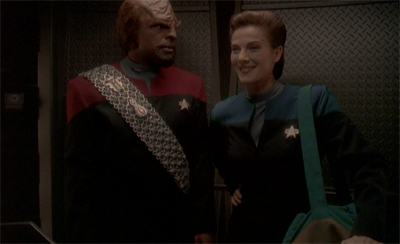 "Looks like we'll be going down together. I mean, getting off together."