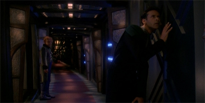 Bah. Bashir might as well be watching a sixties sit-com.