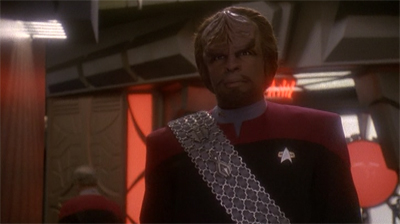 Worf speeds ahead.