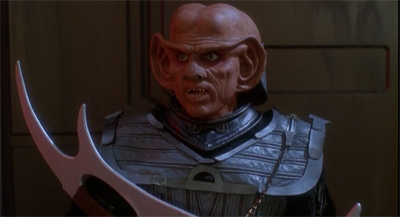 "You have no idea how difficult it was to get a Klingon outfit in this size."