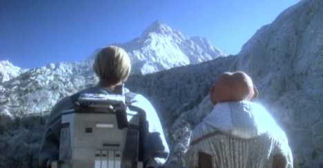 "And to round out the thirtieth anniversary, we're going to climb the Paramount logo."