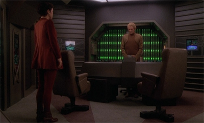 "Also, you made me feel hella guilty at the end of Necessary Evil, Odo. So I'm going to enjoy this."