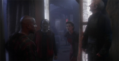 "Either we've been sent back in time, or Kira really let things go to hell while I was gone.