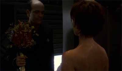 "I like to keep abreast of the situation. Er, I mean, sorry I'm such a boob."