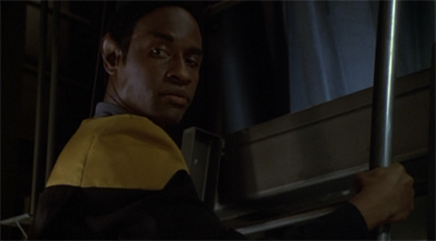 "You don't even know what you're looking for." "I'm looking for Mister Neelix's instinct. Perhaps it will be marked." Oh, sick burn, Tuvok.
