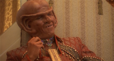 Facing the Brunt of the Nagus' wrath.