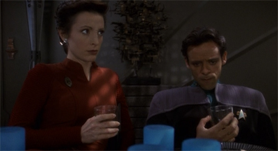 To be fair, it's also just as likely that Kira was in desperate need of cheering up.