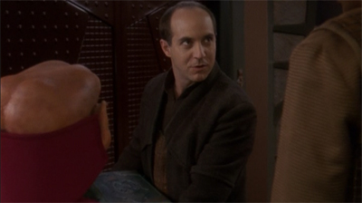 "I haven't done anything wrong and I won't be hounded by you and your soulless minions of orthodoxy. I haven't broken any laws, except perhaps the laws of nature." Yes, Giger is definitely a Doctor Who villain.