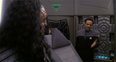 "Nice try, Doctor. But you are still not theatrical enough to serve on the Rotarran."