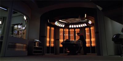 Commanding presence.