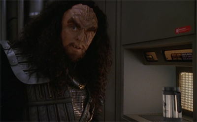 Martok is mainly here for the raktajino.