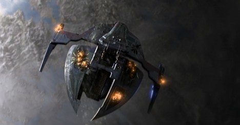 The Jem'Hadar warship that fell to Earth...