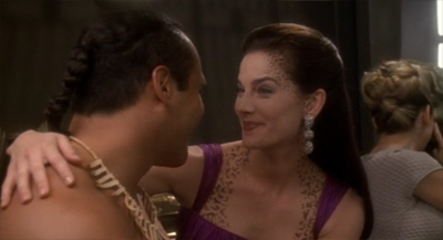 "Why, yes, I did order some beefcake. Why do you ask?"