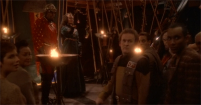 Here comes the bride.