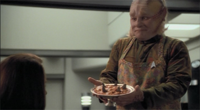 "There are children on Cataatia that are starving and would be very grateful for some blood pie. Well, those that aren't assimilated."