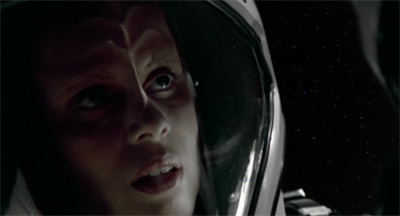 It's like she wears a suit of armour around her heart. And a space suit.