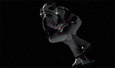 Floating in a most peculiar way.