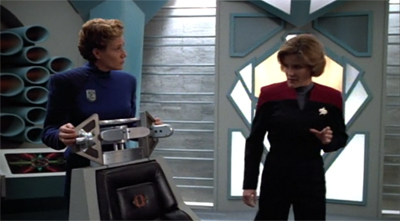 "I see you borrowed your brainwashing chair from the Romulans."