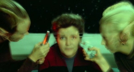 Give her head peace.