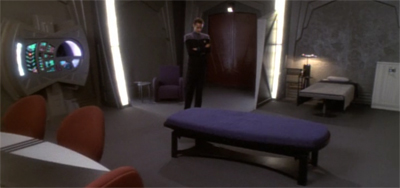 Keeping his sense of isolation at bay.