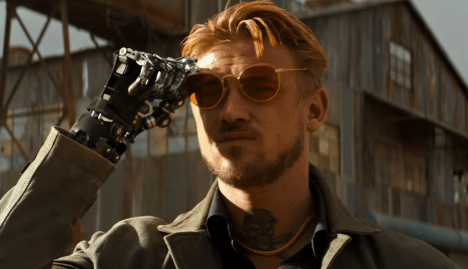 Reaving what he sews.